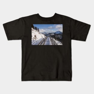 The Windswept Boardwalk Kids T-Shirt